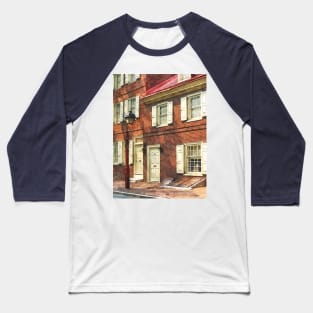 Philadelphia PA Brownstone Baseball T-Shirt